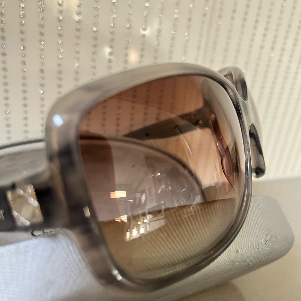 Dior Tortoise Shell Grey Oversized Sunglasses - image 7